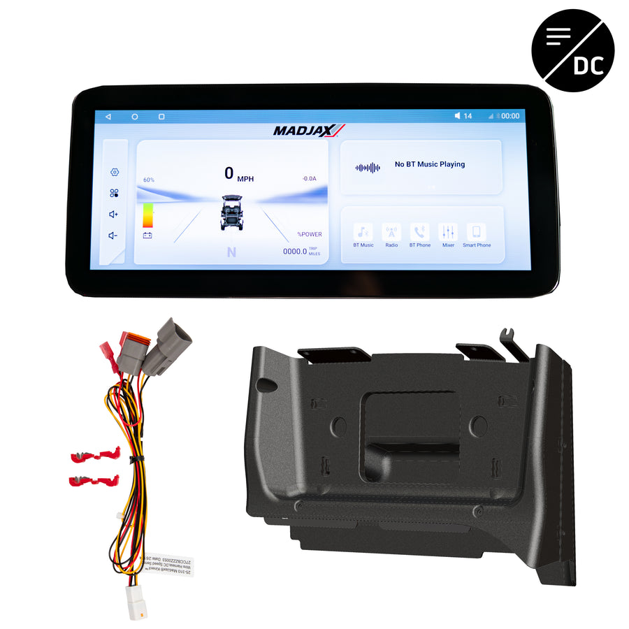 MadJax Kinect Display Screen Kit for Club Car Precedent, Tempo, Onward with lead acid battery and OEM DC controller