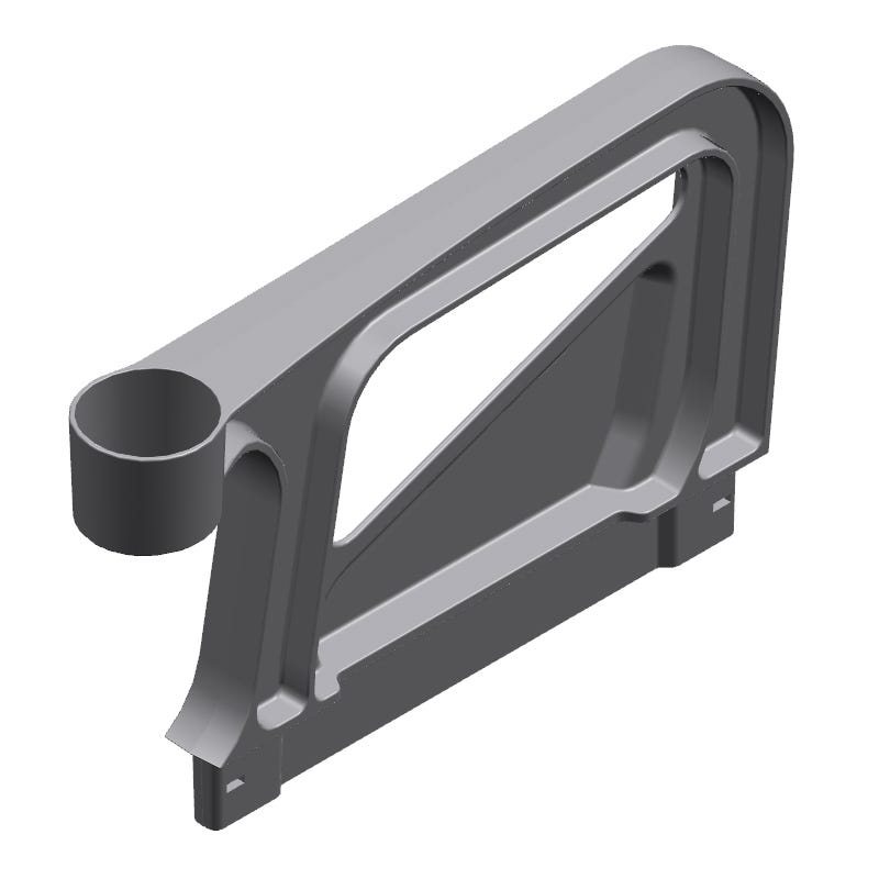 E-Z-GO OEM Driver-Side Armrest Rear-Facing 10007825G01