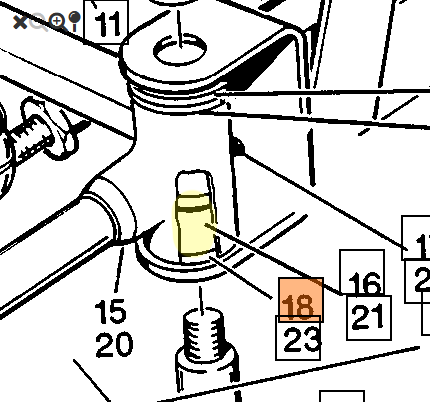 Rainier Parts E-Z-GO OEM oil seal for spindle assembly on Marathon 89-94 golf carts, model 16626G1, visible in the image.