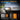 Rainier Parts EZGO TXT LED high low beam light kit with brake pads for golf carts, pre-2013 model, installed on vehicle.