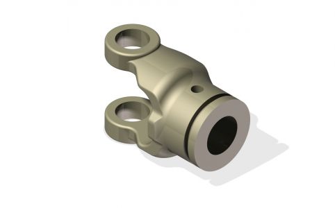 Trimax Mowers premium Yoke replacement part for heavy-duty vehicles, model 406-342-810, with durable metal construction.