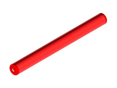 Trimax Mowers Roller Weldment for LocTek 160, durable industrial maintenance component with metal roller and sturdy construction.