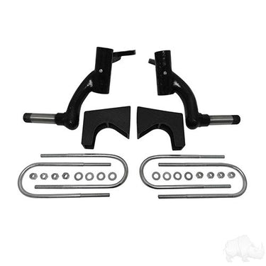 OEM Red Hawk Lift110 RHOX 6 Inch Drop Spindle Lift Kit for EZGO TXT Gas Kawasaki Golf Carts Part No Lift110 - Rainier Parts