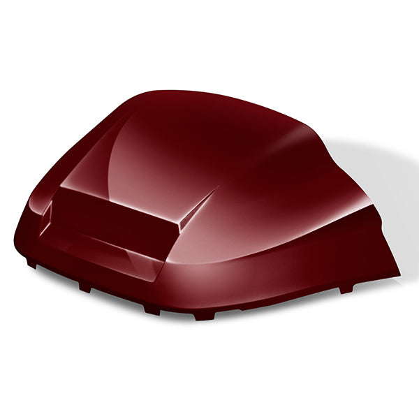 Redhawk DoubleTake Factory Front Cowl for Club Car Precedent 04+ in Burgundy, showing the sleek, durable golf cart front cover.