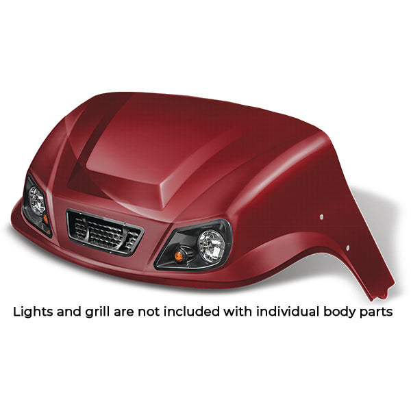 DoubleTake Titan Front Cowl, E-Z-Go TXT 96+, Burgundy