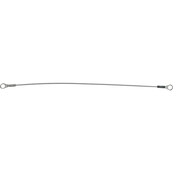 Redhawk DoubleTake Brute Cargo Bed safety cable attached to tailgate for secure cargo transport in this product image.