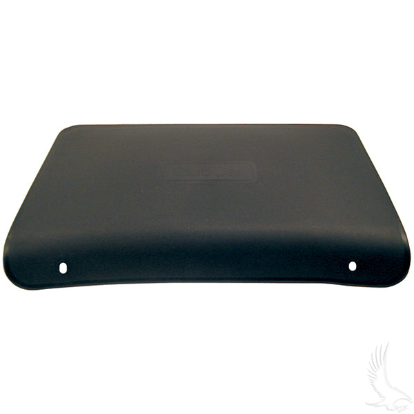 Black molded access door for Club Car DS golf cart, compatible with models 93-11, by Redhawk.