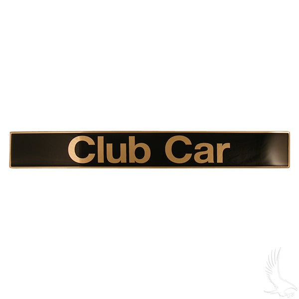 Name Plate, Black/Gold, Club Car Precedent 04+