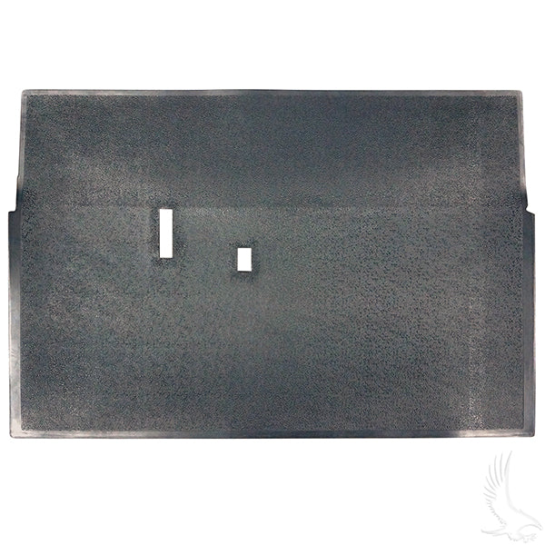 Redhawk Club Car DS floor mat, black rubber with textured surface, designed for durable protection and easy cleaning.