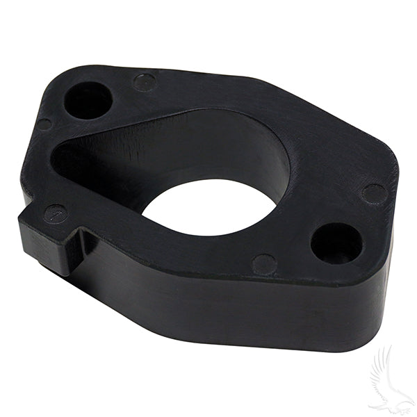 Redhawk Yamaha Drive2 gas carburetor joint, durable replacement part with visible mounting points and connection openings.