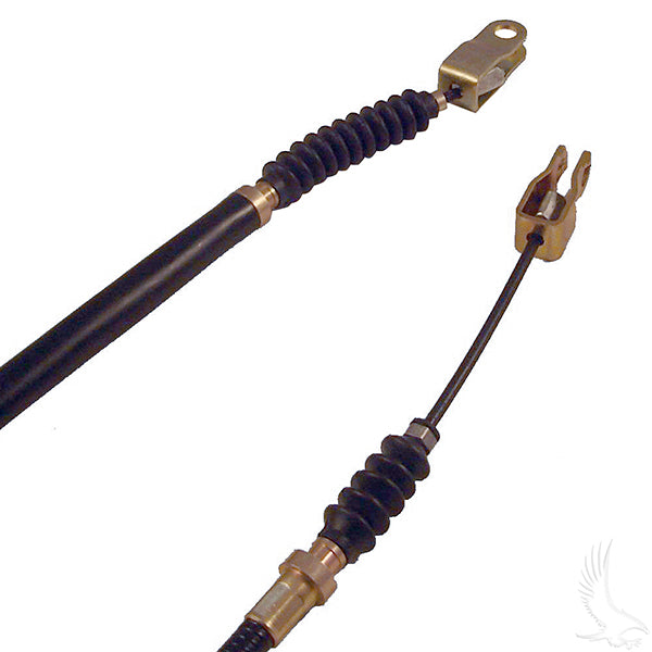 Redhawk passenger brake cable, 51-inch length for Yamaha G2 and G9 gas golf carts, shown on a white background.