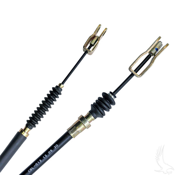 Redhawk brake cable for Yamaha G2/G9 gas golf carts, 38½-inch driver side cable with durable construction and precise fit.