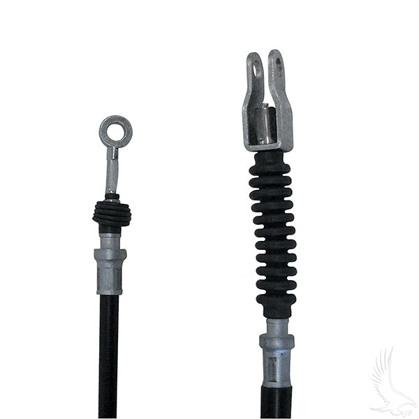 Redhawk Yamaha G22 brake cable, driver side 43½-inch, for Yamaha G22 03+ golf cart, shown in the image.