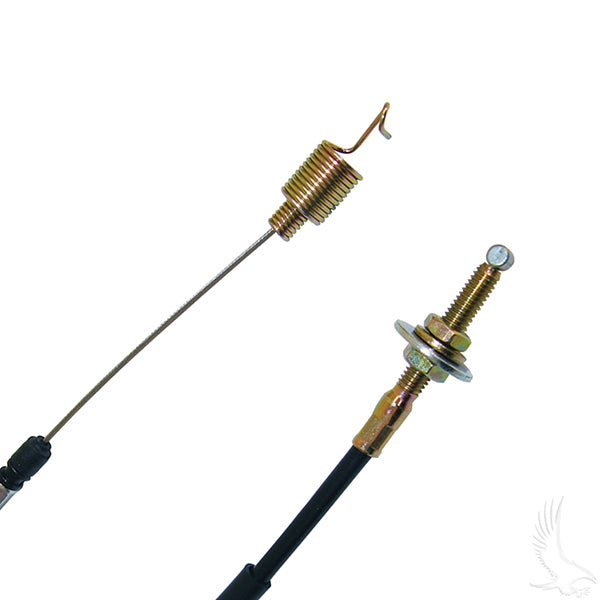 Redhawk accelerator cable for Club Car DS 2004+ with snap-in connection, showing the cable and connector details.