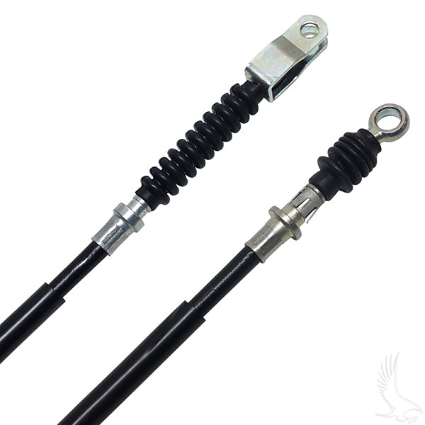 Redhawk brake cable for Yamaha Drive2/Drive 15+ driver side, 42 1/2 inches, compatible with Non-QuieTech golf carts.