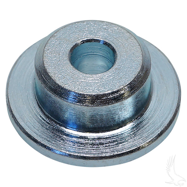 Redhawk driven clutch washer for E-Z-Go 89+ golf carts, showing the metallic clutch component with detailed grooves and structure.