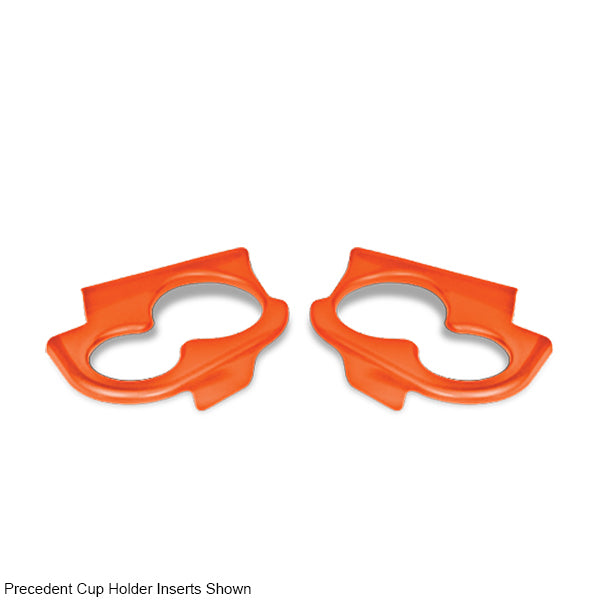 Redhawk DoubleTake Sentry dash cup holder trim set for Club Car DS, orange color, includes two pieces for 2000+ models.