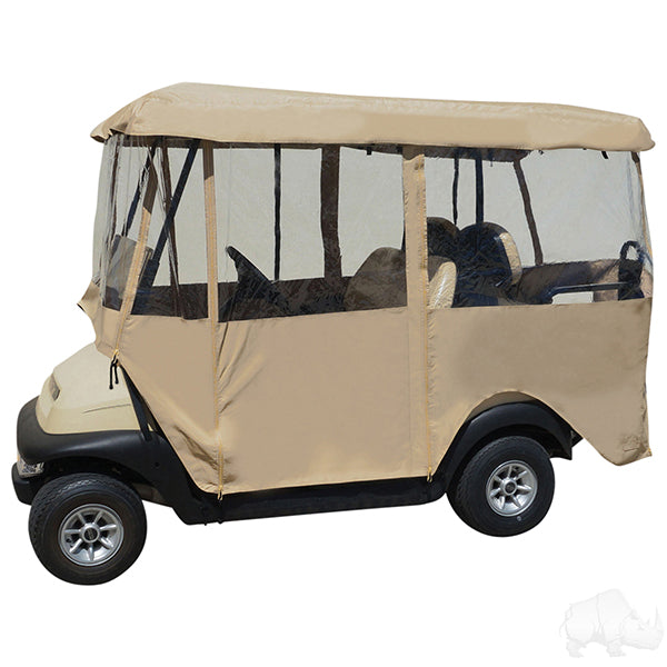 Redhawk RHOX Deluxe 4-sided car enclosure with 80-inch top, designed for weather protection and vehicle coverage.
