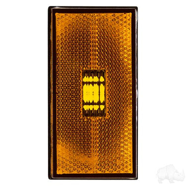 Red Hawk LGT338 Headlight Marker Lens For Club Car 1993 And Up Enhances Visibility And Safety - Rainier Parts