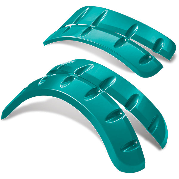 DoubleTake Fender Flare Set for Phoenix Body, E-Z-Go TXT 96+, Teal