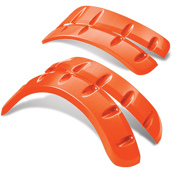 DoubleTake Fender Flare Set for Titan Body, E-Z-Go 96+, Orange