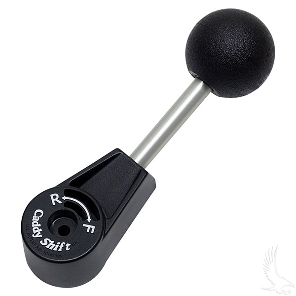 Redhawk forward and reverse caddy shift handle for E-Z-GO TXT gas and electric golf carts, shown in the image.