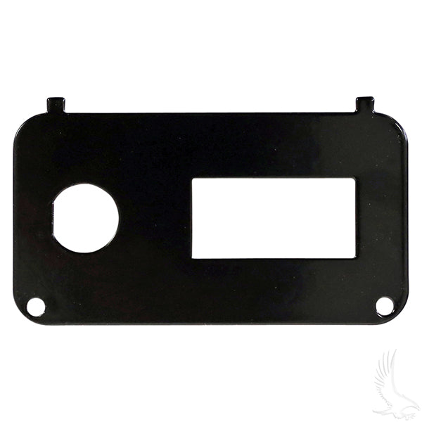 Console Plate, Key Switch w/ State of Charge Meter, E-Z-Go TXT/Medalist