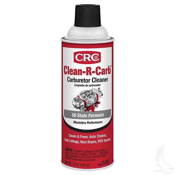 Redhawk MC-003 carburetor cleaner spray for vehicles, shown in a spray bottle, designed to boost engine performance and longevity.
