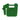 JOHN DEERE R66949: Suitcase Weight, 42 lb. (19 kg) - top view of the green suitcase weight highlighting the John Deere emblem and sturdy construction for agricultural use.