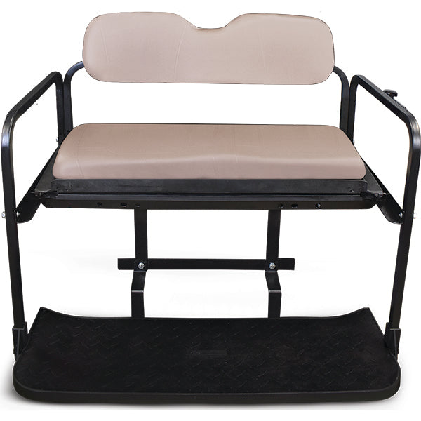 RHOX Rhino Flip Seat Kit, Oyster, for E-Z-Go RXV 08+ SEAT-9610 Heavy-Duty