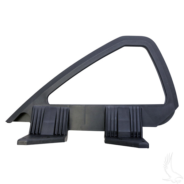 Redhawk passenger hip restraints for Club Car DS 00+ golf carts, shown mounted on the seat with secure straps and buckles.