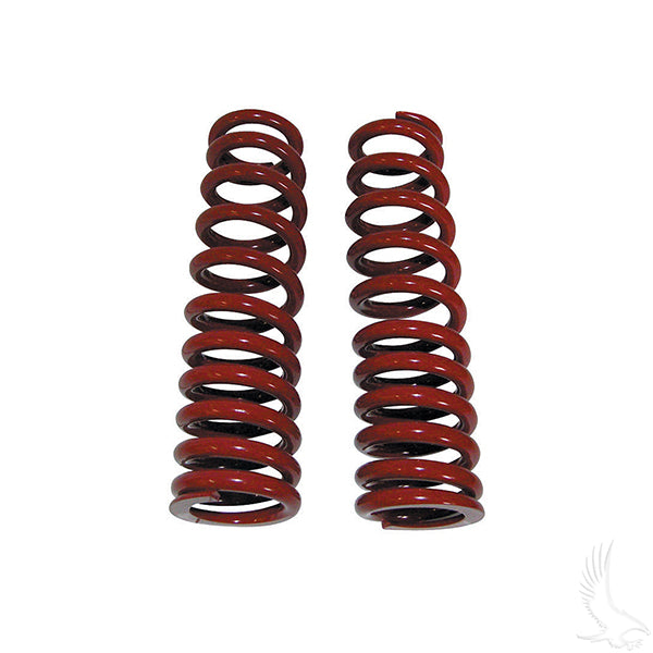 Heavy-duty rear spring set for Yamaha G8, G14-G22, G29 by Redhawk, featuring two durable springs for spring replacement.