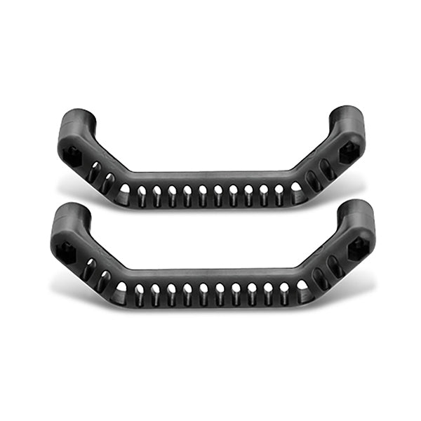 Redhawk DoubleTake top handle set of 2 in black, universal bag handles shown on white background.