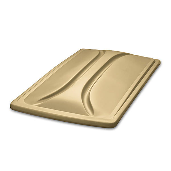 Redhawk DoubleTake 80-inch top with Kwick-Track rail system in sand color, designed for universal fit and easy installation.