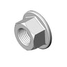 AERWAY 10047894 - 1/2" NF Flange Stover Nut, Grade G, Plated - Rainier Parts