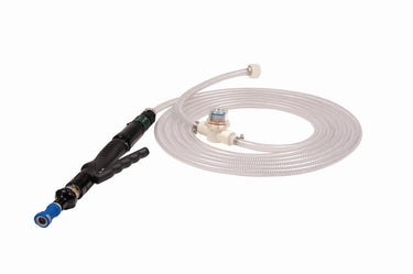 Battery Watering Technologies DFHOSE-ST hose with built-in strainer for direct battery filling and maintenance.
