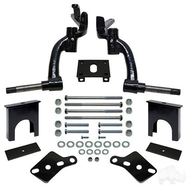Red Hawk Lift101 6In Drop Spindle Lift Kit For Club Car DS Gas Electric - Boost Ground Clearance For Golf Enthusiasts - Rainier Parts