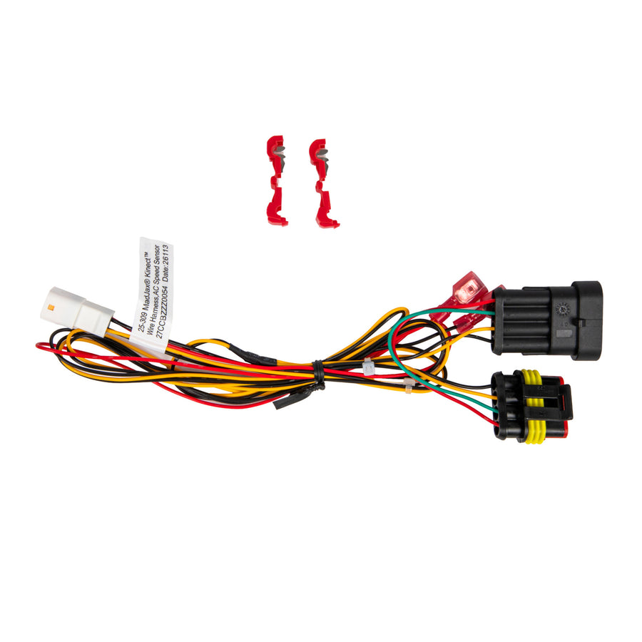 MadJax Kinect A/C speed sensor wiring harness, model 25-309, showing detailed electrical connector and wiring components.