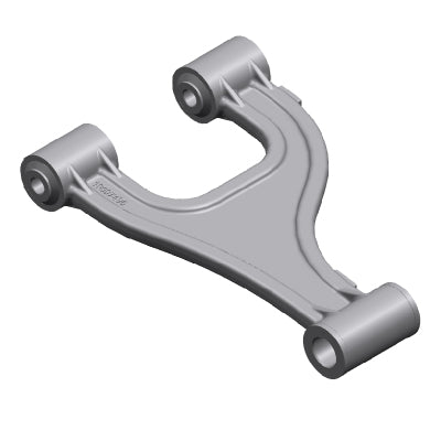 E-Z-GO OEM A-arm assembly for golf carts, durable replacement part with part number 10005744, showing the metal arm component.