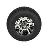 EZGO 205/65-10 Load Tire OEM With Maverick 10x7 Wheel Assembly For Golf Carts 662370K01 ASM - Rainier Parts