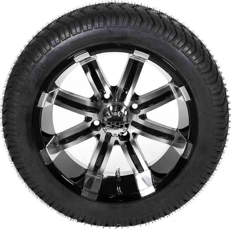 EZGO 662372K01 Tire Assembly 205/40/14 Spartan Premium OEM for Golf Carts 2018 and newer - Rainier Parts