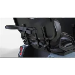 E-Z-GO OEM two bag golf cart attachment with black straps and mounting hardware, designed for easy bag carrying and secure fit