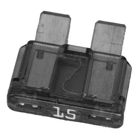 E-Z-GO OEM 35212G02 20A automotive ATC fuse for golf carts, showing the small plastic fuse with metal prongs.