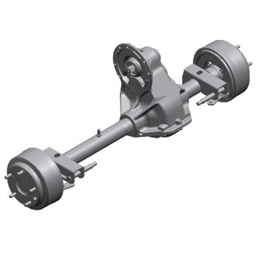 EZGO OEM Rear Axle Assembly 10023782G02 7 Inch Brake 48V for Golf Carts Premium Replacement Part - Rainier Parts