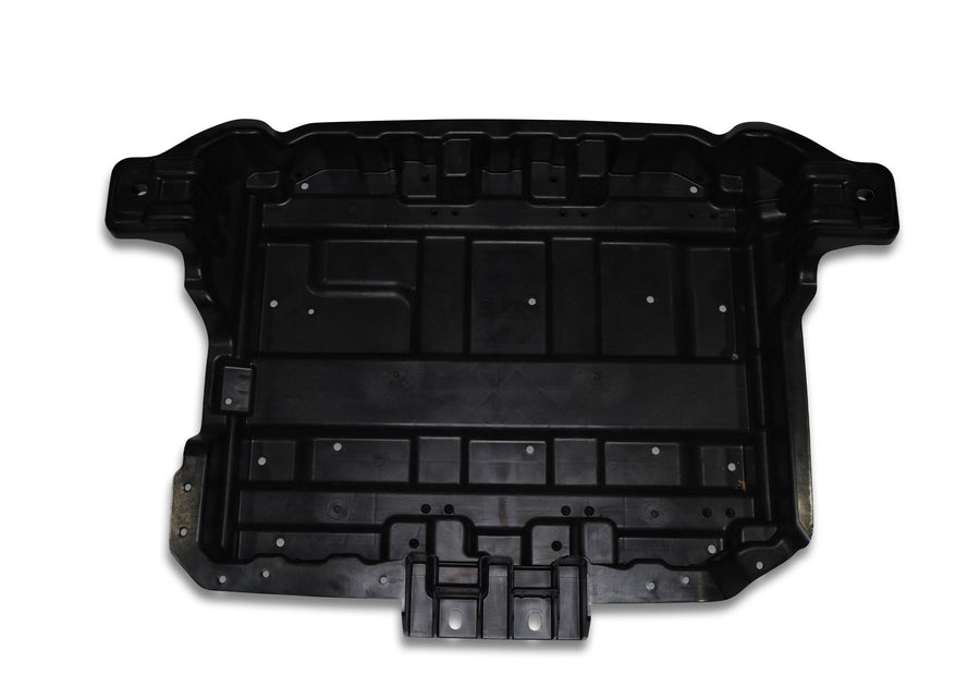 E-Z-GO OEM battery tray 694140 for RXV ELiTE lithium golf carts, durable plastic replacement part with secure fitting.