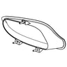 E-Z-GO OEM Bezel Headlamp LH replacement part for golf carts, weather-resistant and durable front end accessory.