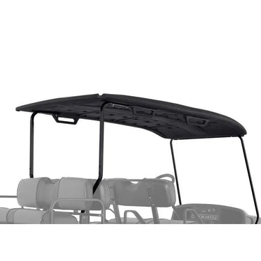 E-Z-GO 607305 black top kit for 6-passenger golf carts, weatherproof and OEM, includes two boxes with black top components.