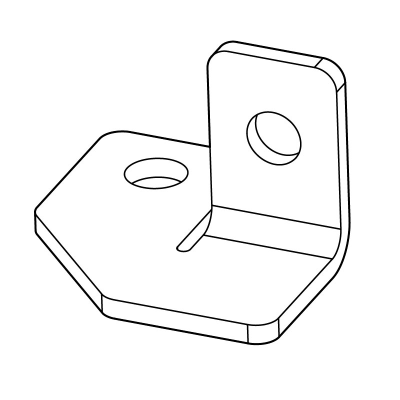 E-Z-GO Bluetooth speaker bracket for golf carts, right-hand OEM mount, durable outdoor E-Z-GO Bluetooth speaker installation.