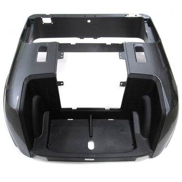 E-Z-GO OEM metallic charcoal golf cart body assembly without lights, replacement part for EZGO golf carts.