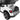 E-Z-GO Bright White golf cart body with premium LED lights assembly, showcasing the OEM golf cart body in bright white color.